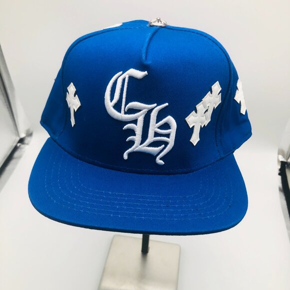Chrome Hearts blue hat with white designSns - Picture 1 of 6